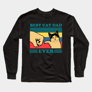 Best Cat Dad Ever Long Sleeve T-Shirt